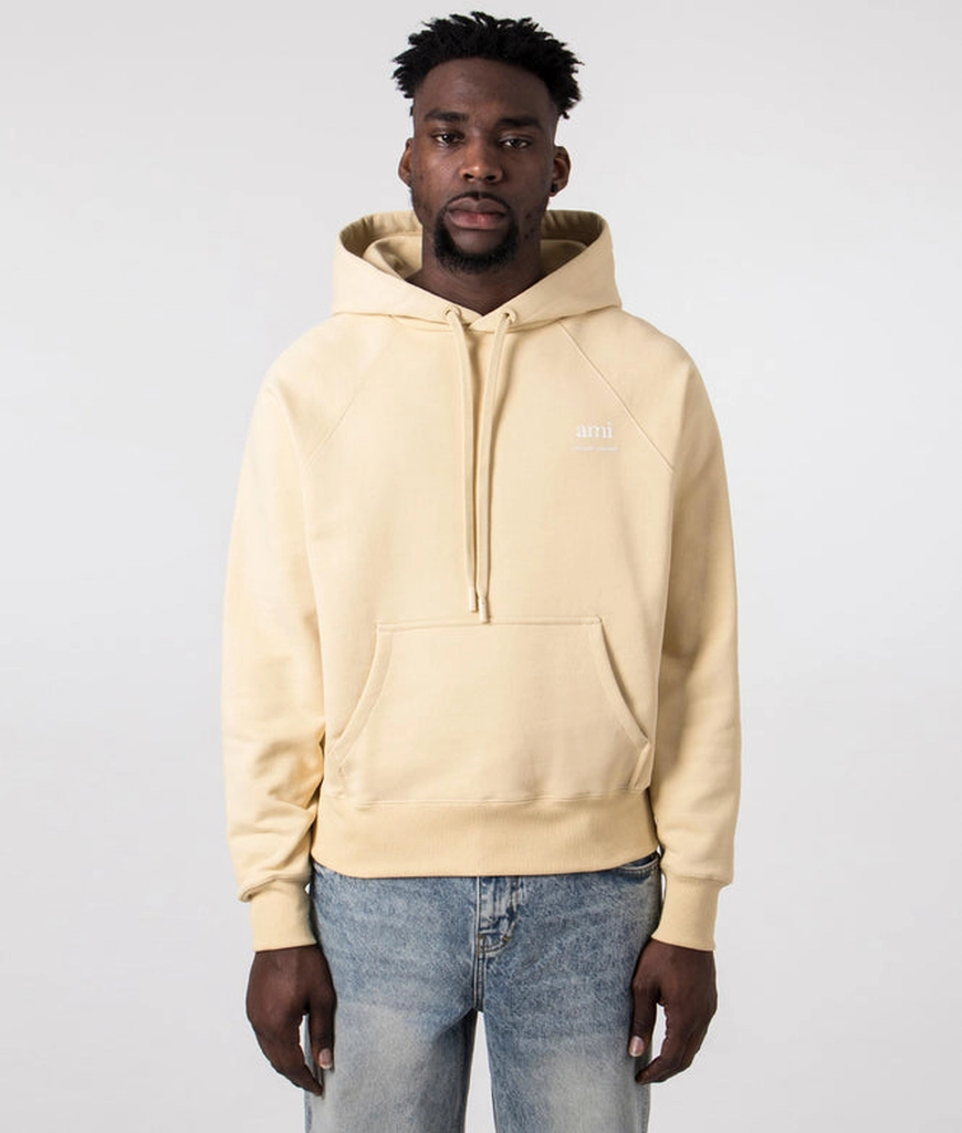 AMI Paris Mens  De Coeur Loopback Hoodie